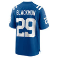 Punc IN.Colts #29 Mekhi Blackmon Royal Team Game Jersey