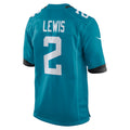 Punc J.Jaguars #2 Jourdan Lewis Teal Team Game Jersey