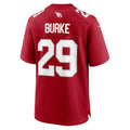 Punc A.Cardinals #29 Denzel Burke Cardinal Team Game Jersey