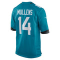 Punc J.Jaguars #14 Nick Mullens Teal Team Game Jersey