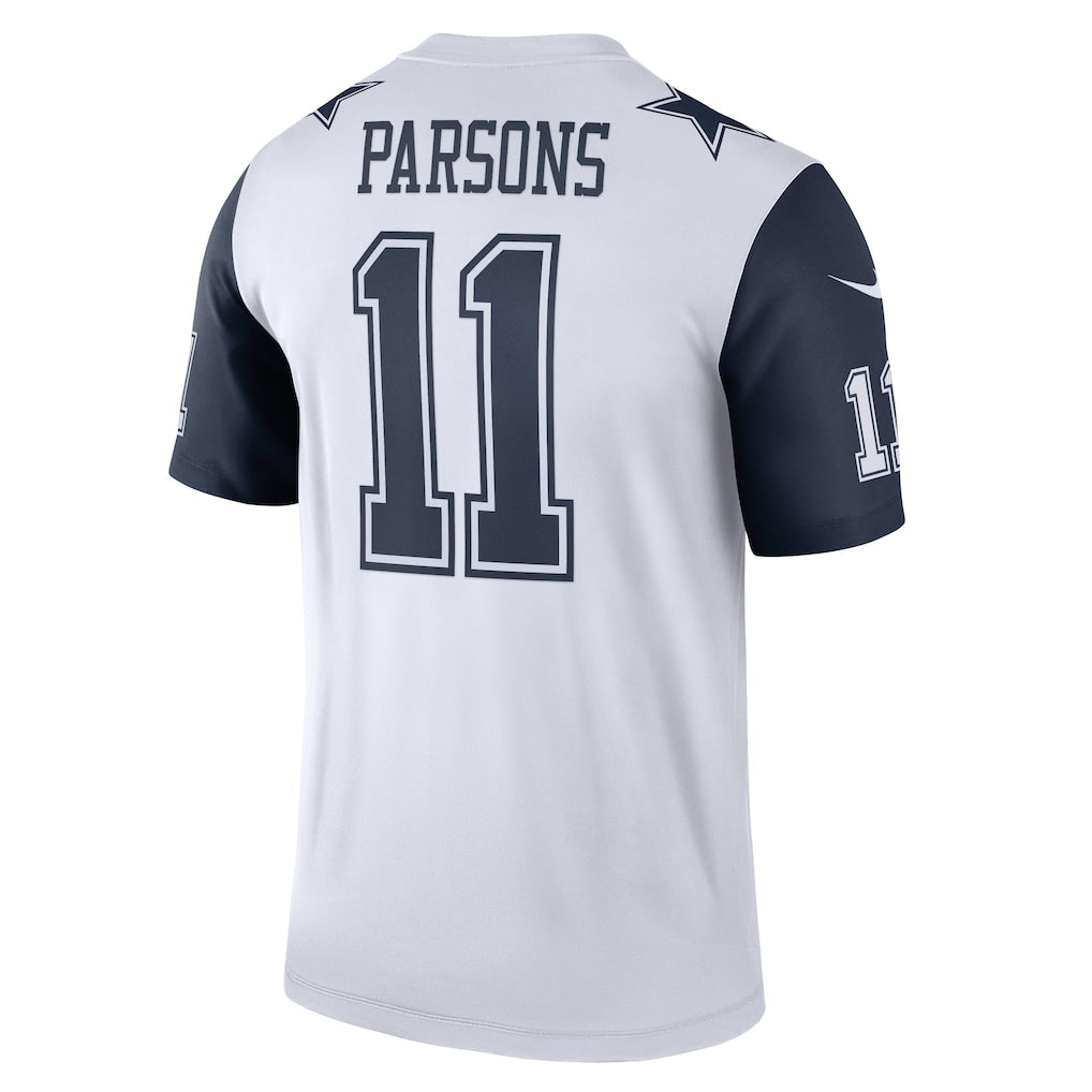 Punc D.Cowboys #11 Micah Parsons White Legend Player Performance Top Jersey