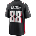 Punc A.Falcons #88 Tony Gonzalez Black Game Retired Player Jersey