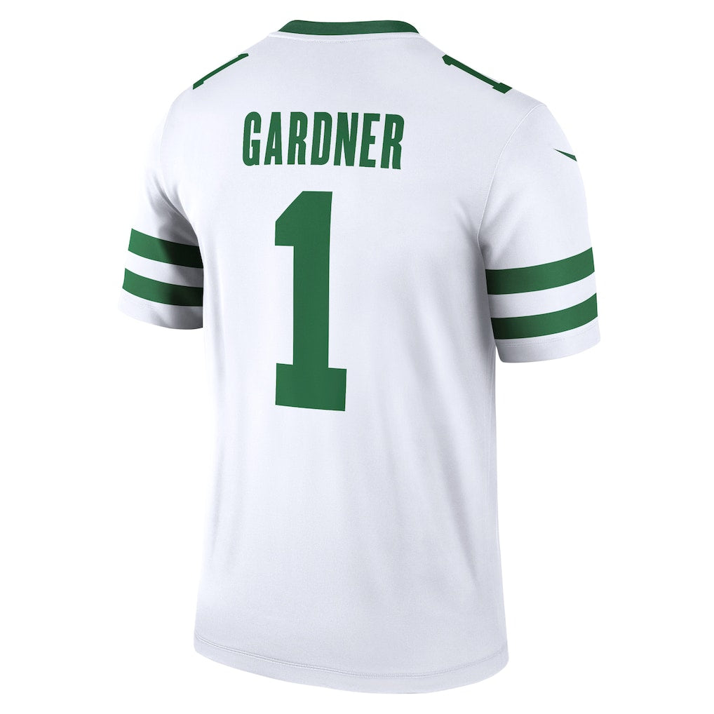 Punc NY.Jets #1 Ahmad Sauce Gardner White Legend Player Performance Top Jersey