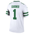 Punc NY.Jets #1 Ahmad Sauce Gardner White Legend Player Performance Top Jersey