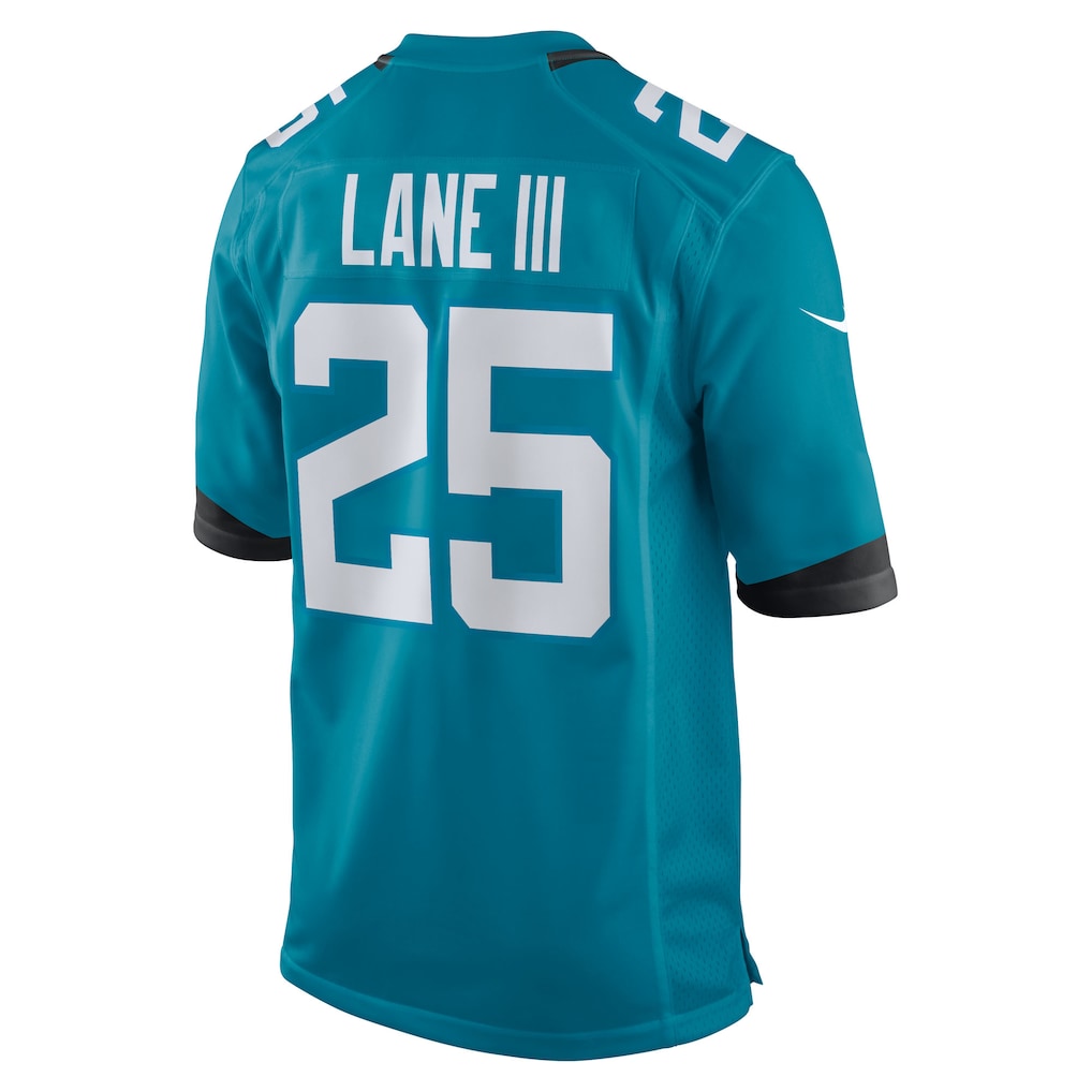 Punc J.Jaguars #25 Rayuan Lane III Teal Team Game Jersey