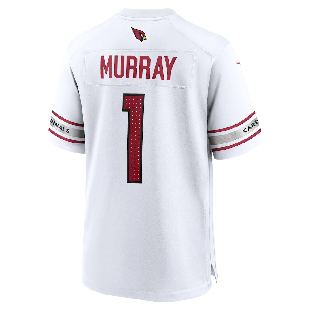 Punc A.Cardinals #1 Kyler Murray White Team Game Jersey
