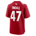 Punc A.Cardinals #47 Channing Tindall Cardinal Team Game Jersey