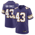 Punc #43 Andrew Van Ginkel Player MN.Vikings Purple Game Stitched Jerseys
