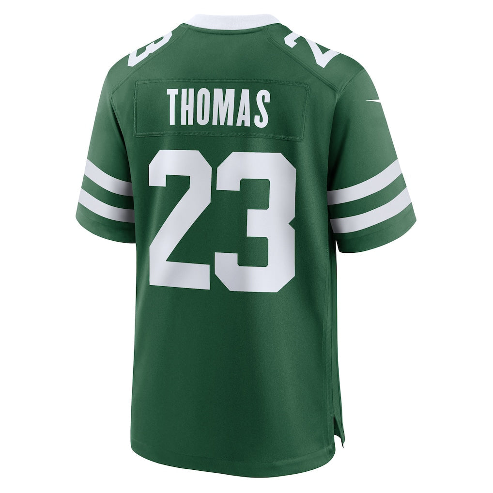 Punc NY.Jets #23 Azareye'h Thomas Legacy Green Team Game Jersey