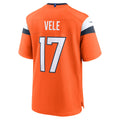 Punc D.Broncos #17 Devaughn Vele Orange Team Game Jersey
