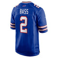 Punc B.Bills #2 Tyler Bass Royal Game Player Jersey