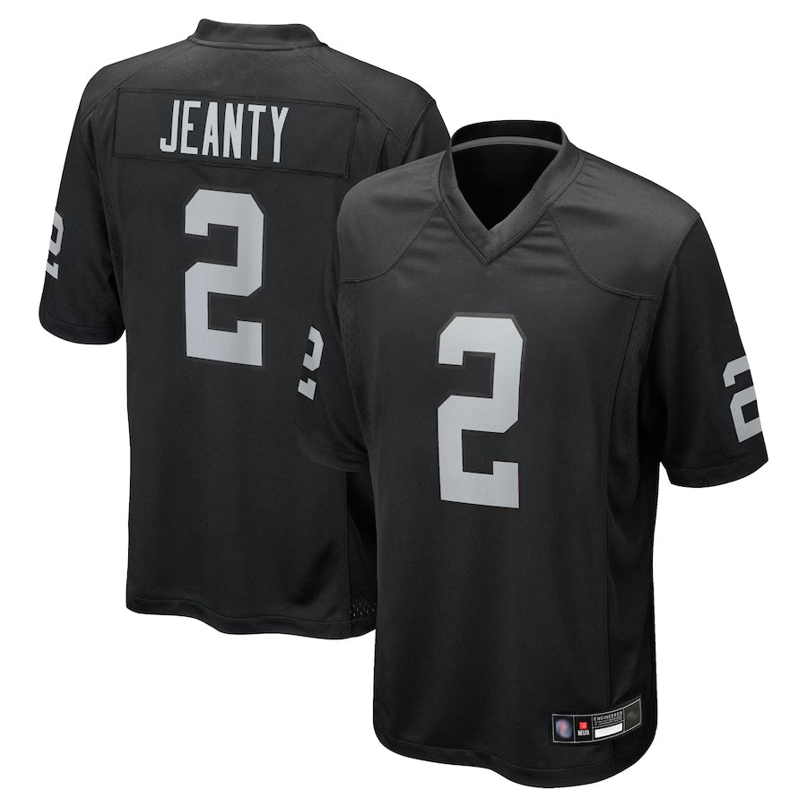 Punc LV.Raiders #2 Ashton Jeanty Player Black Game Stitched Jerseys