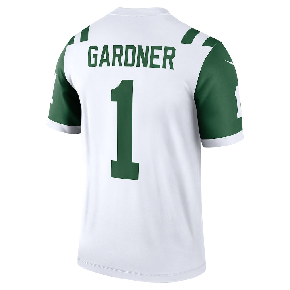 Punc NY.Jets #1 Ahmad Sauce Gardner White Player Legend Performance Top Jersey