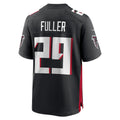 Punc A.Falcons #29 Jordan Fuller Black Team Game Jersey
