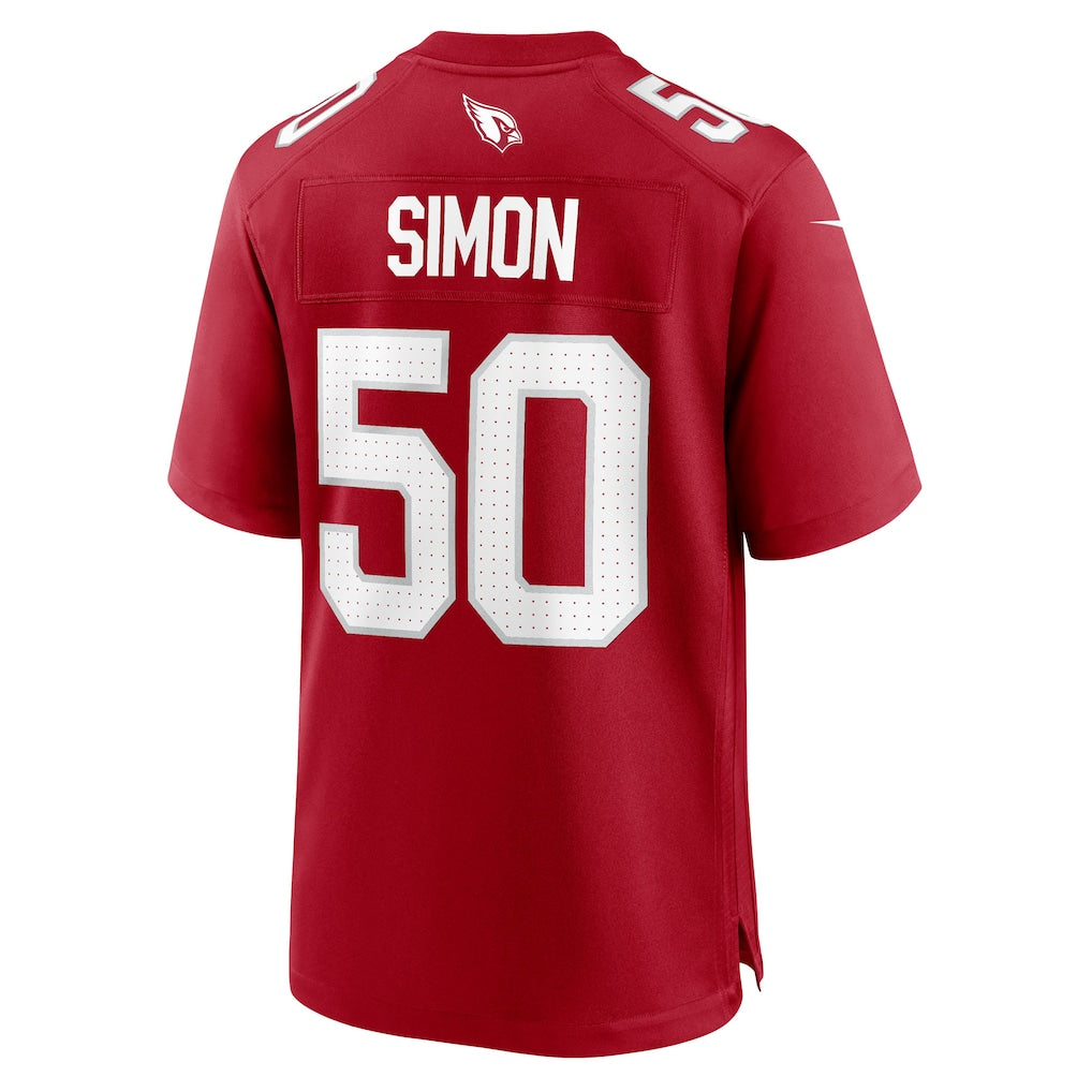 Punc A.Cardinals #50 Cody Simon Cardinal Team Game Jersey