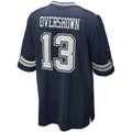 Punc D.Cowboys #13 DeMarvion Overshown Navy Game Jersey