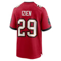 Punc TB.Buccaneers #29 Christian Izien Red Game Jersey