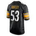 Punc P.Steelers #53 JaWhaun Bentley Black Team Game Jersey