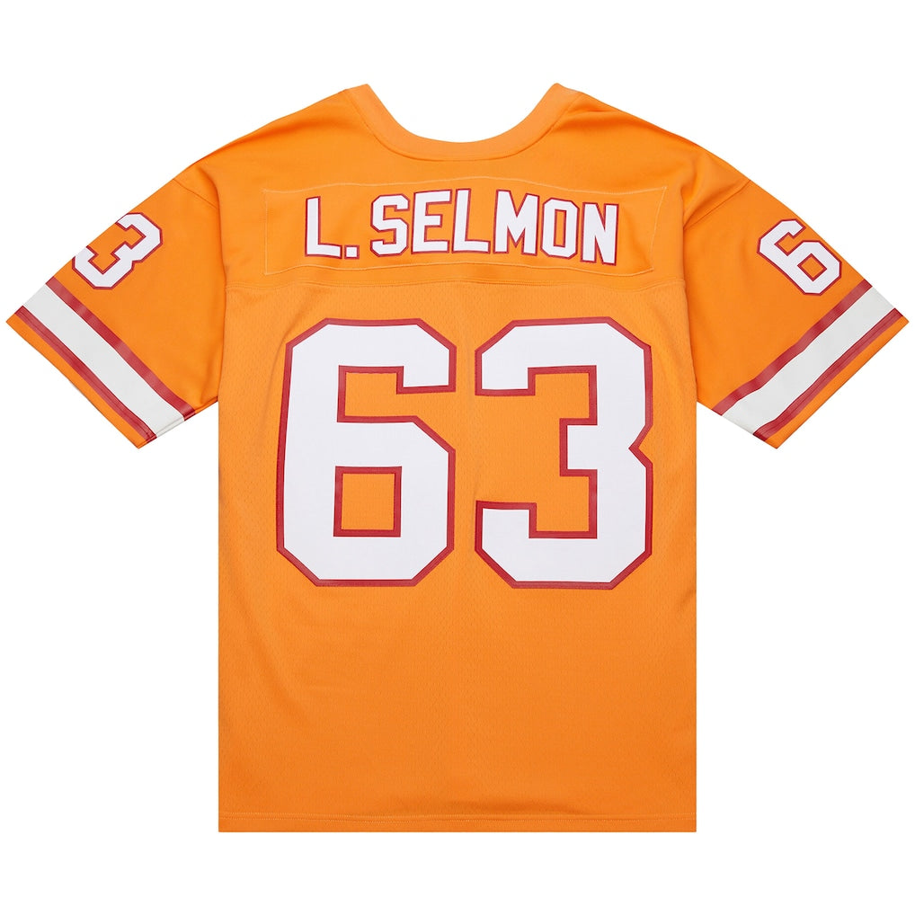 Punc TB.Buccaneers #63 Lee Roy Selmon Mitchell & Ness Orange 1976 Legacy Replica Jersey