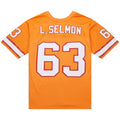 Punc TB.Buccaneers #63 Lee Roy Selmon Mitchell & Ness Orange 1976 Legacy Replica Jersey