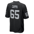 Punc LV.Raiders #65 Alex Cappa Black Team Game Jersey