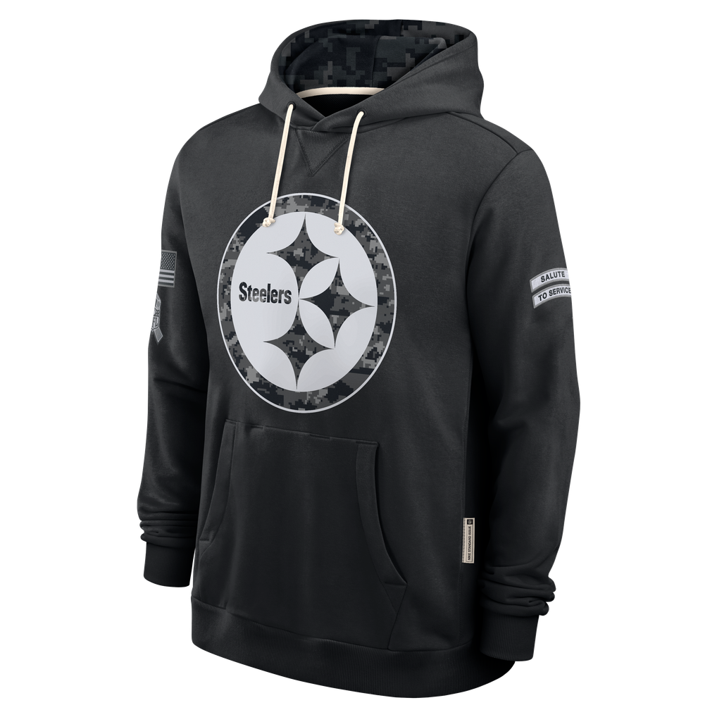 Punc P.Steelers Black 2026 Salute to Service Sideline Dri-FIT Pullover Hoodie Jerseys