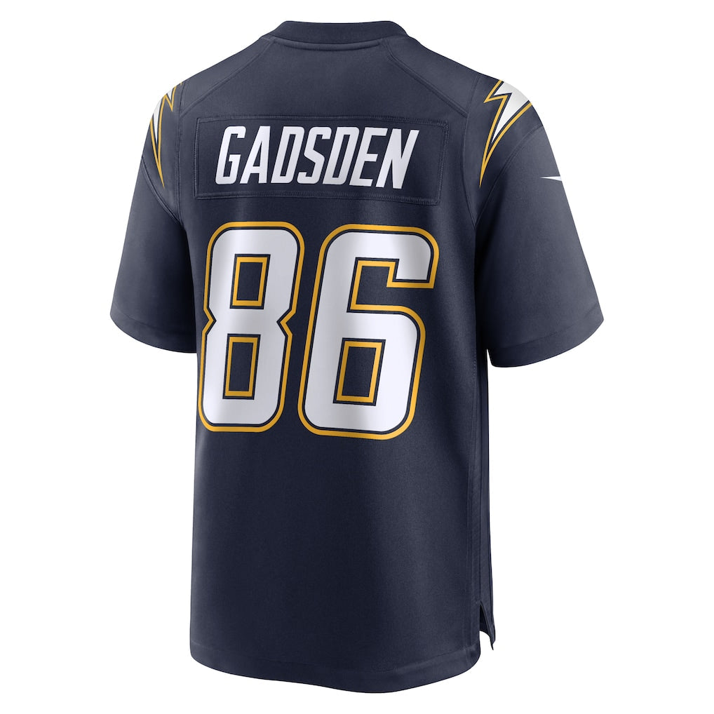 Punc LA.Chargers #86 Oronde Gadsden Navy Alternate 2 Super Chargers Game Jersey