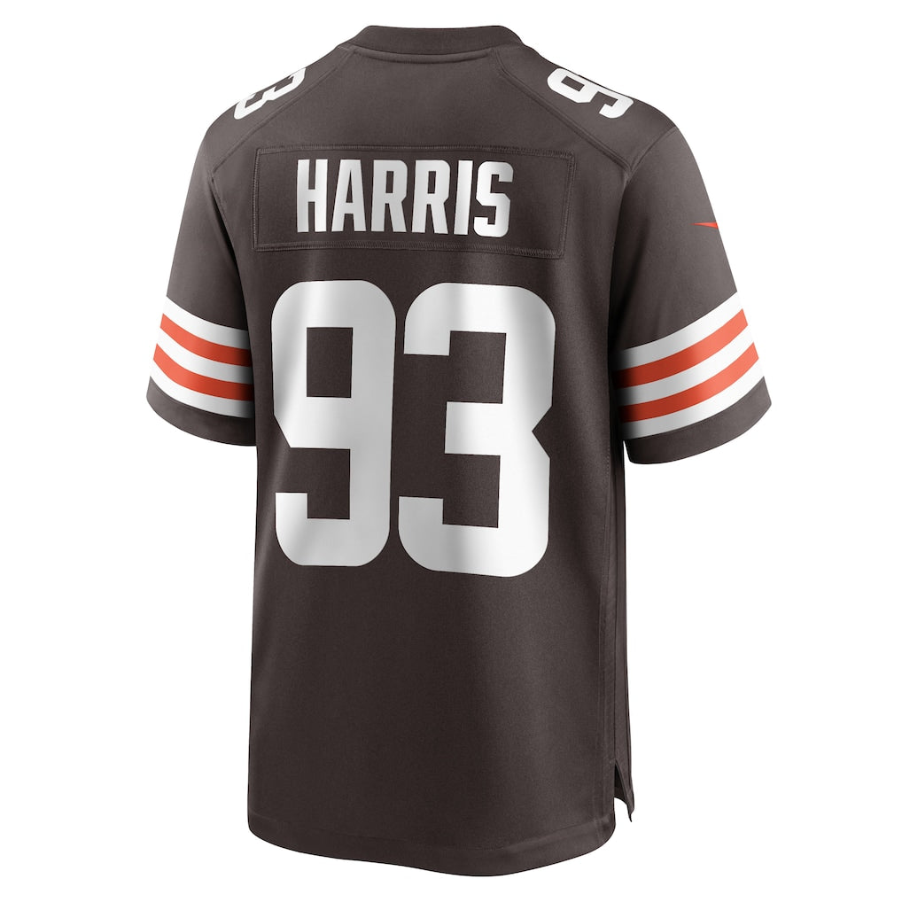 Punc C.Browns #93 Shelby Harris Brown Team Game Jersey
