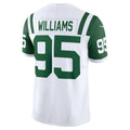 Punc NY.Jets #95 Quinnen Williams White Classic Alternate Vapor F.U.S.E. Limited Jersey