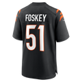 Punc C.Bengals #51 Isaiah Foskey Black Team Game Jersey