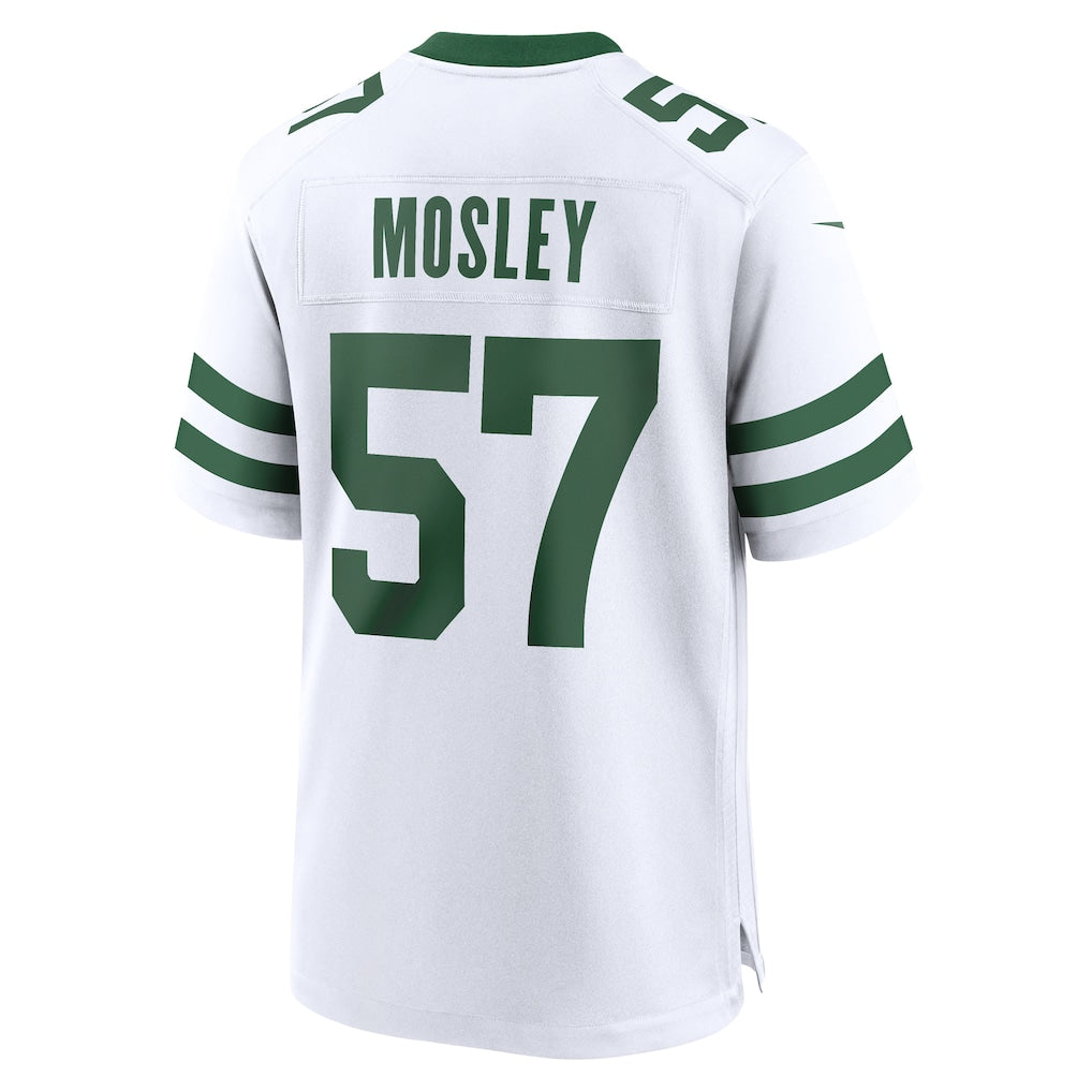 Punc NY.Jets #57 C.J. Mosley White Game Jersey