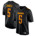 Punc #5 Jayden Daniels Player W.Commanders Carbon Black Fashion Stitched Jerseys