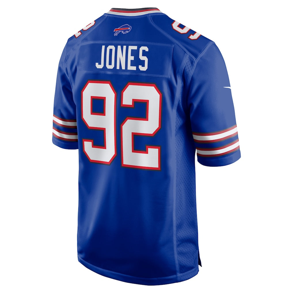 Punc B.Bills #92 DaQuan Jones Royal Game Player Jersey