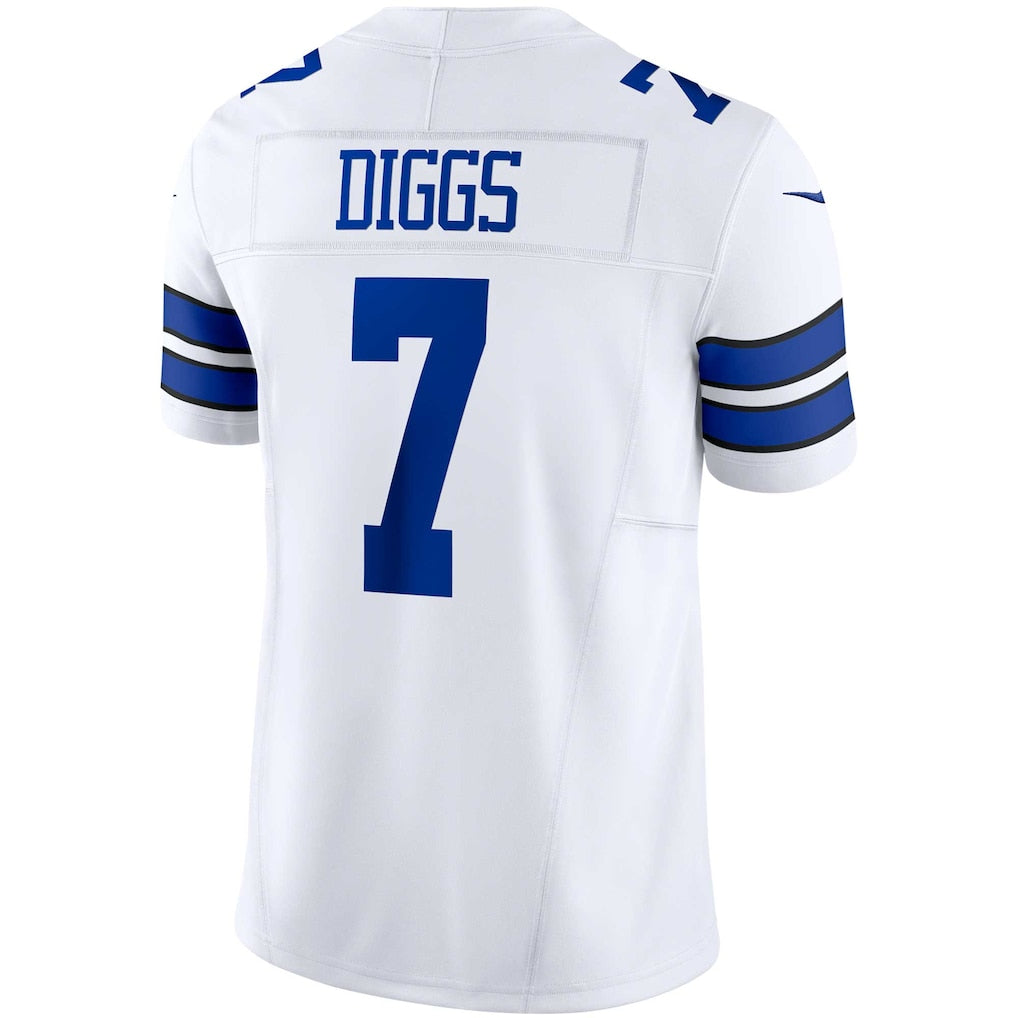 Punc D.Cowboys #7 Trevon Diggs White Vapor F.U.S.E. Limited Jersey