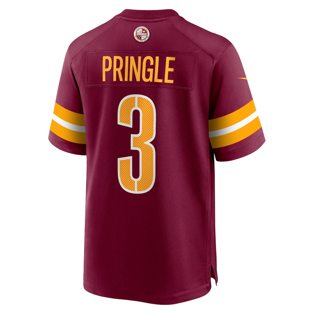 Punc W.Commanders #3 Byron Pringle Burgundy Game Jersey