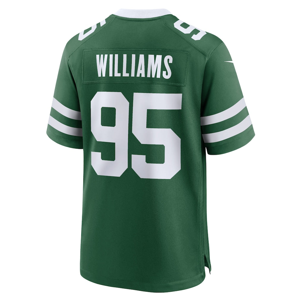 Punc NY.Jets #95 Quinnen Williams Legacy Green Game Jersey