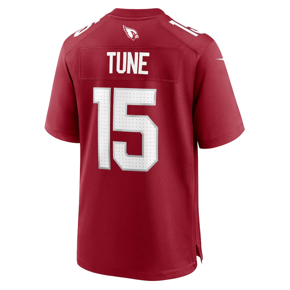 Punc A.Cardinals #15 Clayton Tune Cardinal Team Game Jersey