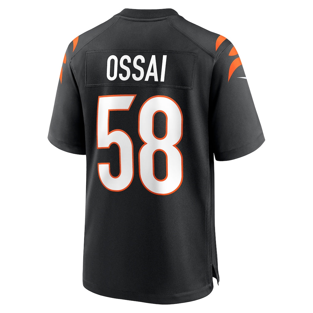 Punc C.Bengals #58 Joseph Ossai Black Game Jersey