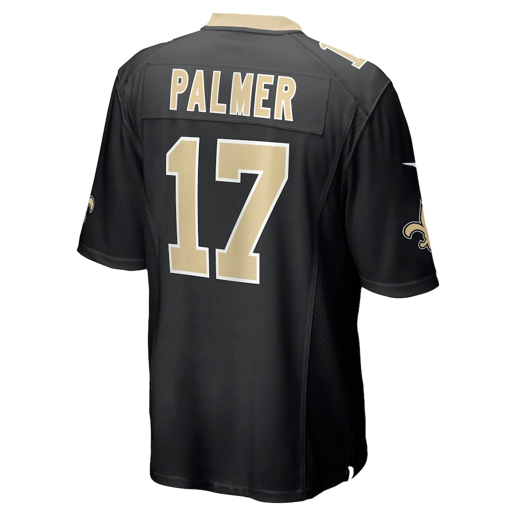 Punc NO.Saints #17 Trey Palmer Black Team Game Jersey