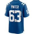 Punc IN.Colts #63 Danny Pinter Royal Game Jersey
