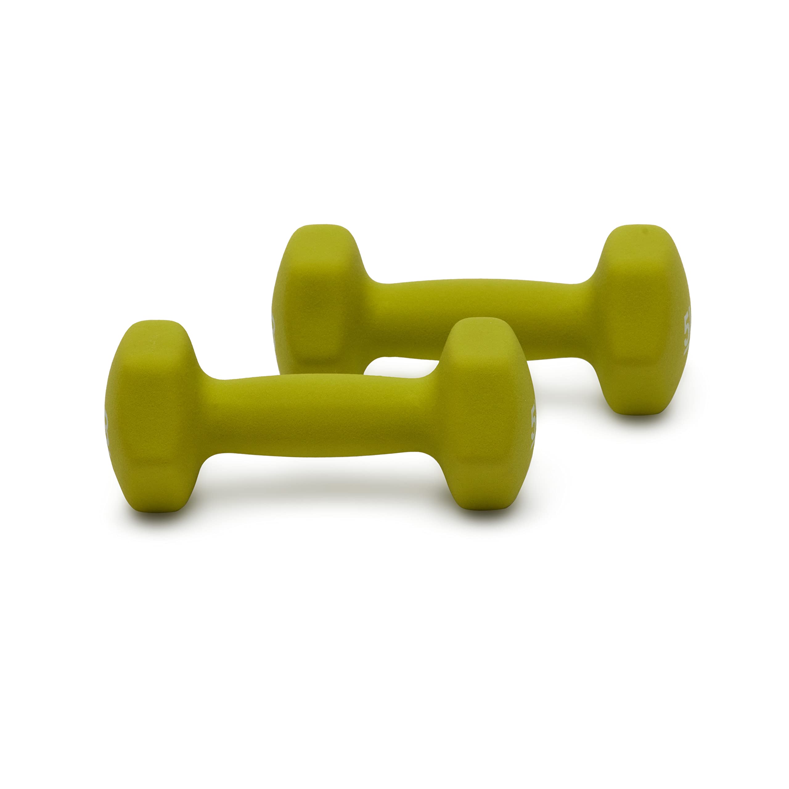 Amazon Basics Neoprene Dumbbell Hand Weights for Exercise and Muscle Toning
