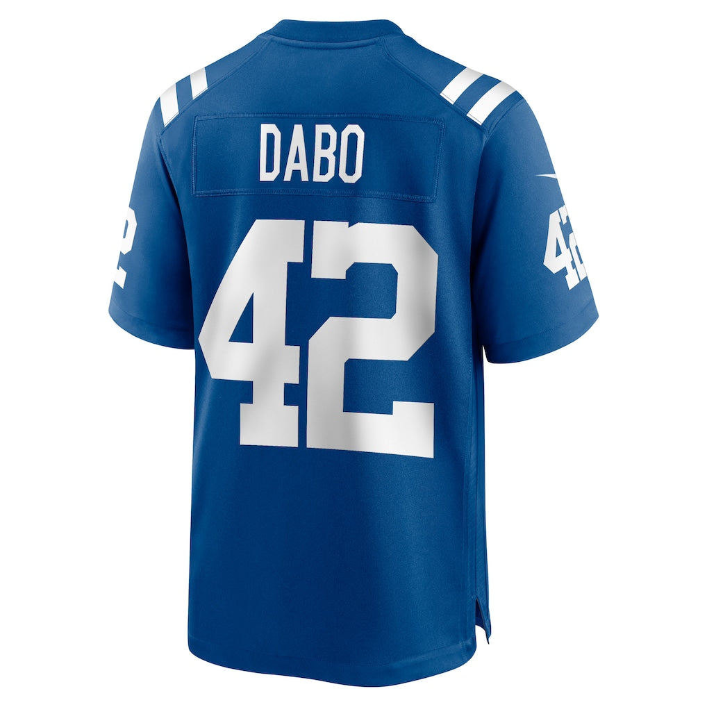 Punc IN.Colts #42 Marcel Dabo Royal Game Player Jersey