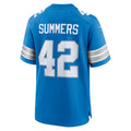 Punc D.Lions #42 Ty Summers Blue Team Game Jersey