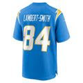 Punc LA.Chargers #84 KeAndre Lambert-Smith Powder Blue Team Game Jersey