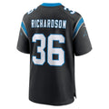 Punc C.Panthers #36 Demani Richardson Black Team Game Jersey