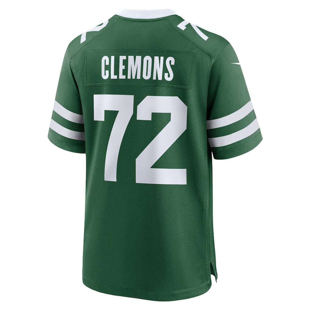 Punc NY.Jets #72 Micheal Clemons Legacy Green Team Game Jersey