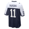 Punc D.Cowboys #11 Micah Parsons Navy Alternate Game Team Jersey