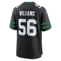 Punc NY.Jets #56 Quincy Williams Legacy Black Alternate Game Jersey