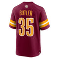 Punc W.Commanders #35 Percy Butler Burgundy Player Game Jersey