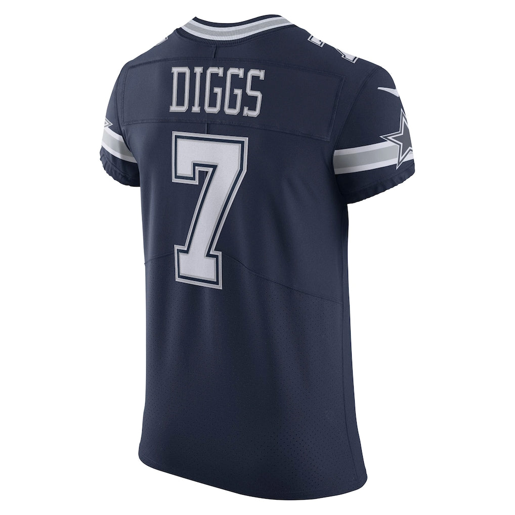 Punc D.Cowboys #7 Trevon Diggs Navy Alternate 2 Vapor Elite Jersey